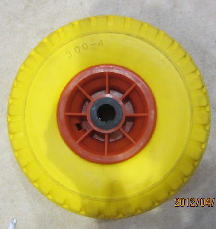 4.00-8 PU Foam Filled Wheelbarrow Wheel