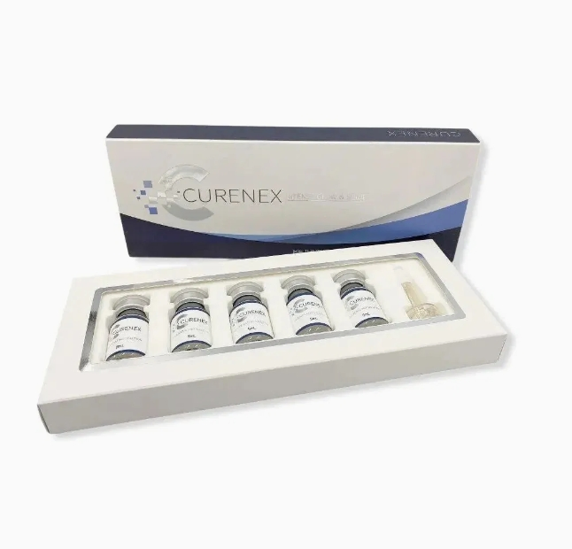 Pdrn+Glutathione+Peptides+Collagen+Ha Fillers Curenex Glow Korea Advanced Skin Booster Hyaluronic Acid Injection for Skin Whitening Hydration Cell Recover