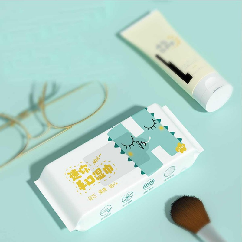 Soft Pocket Pack Travel-Size Wet Wipes Makeup Removal Beauty Wipes