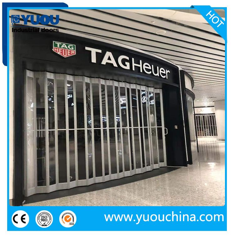 Cheap High Quality PVC Clear Folding Door Nice for Family Use