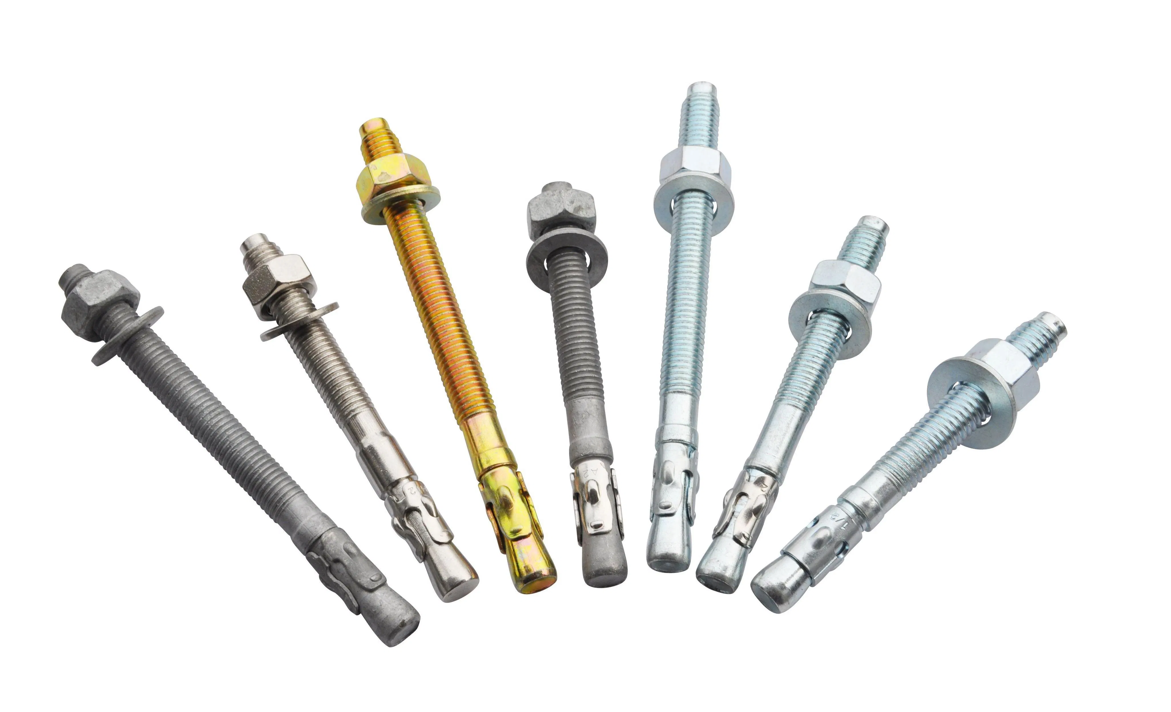 Chemical Anchor Bolt Wedge Anchor /Elevator Anchor Mechanical Anchor/304 Stainless Steel Anchor Bolt/Color Zinc Expansion Hook