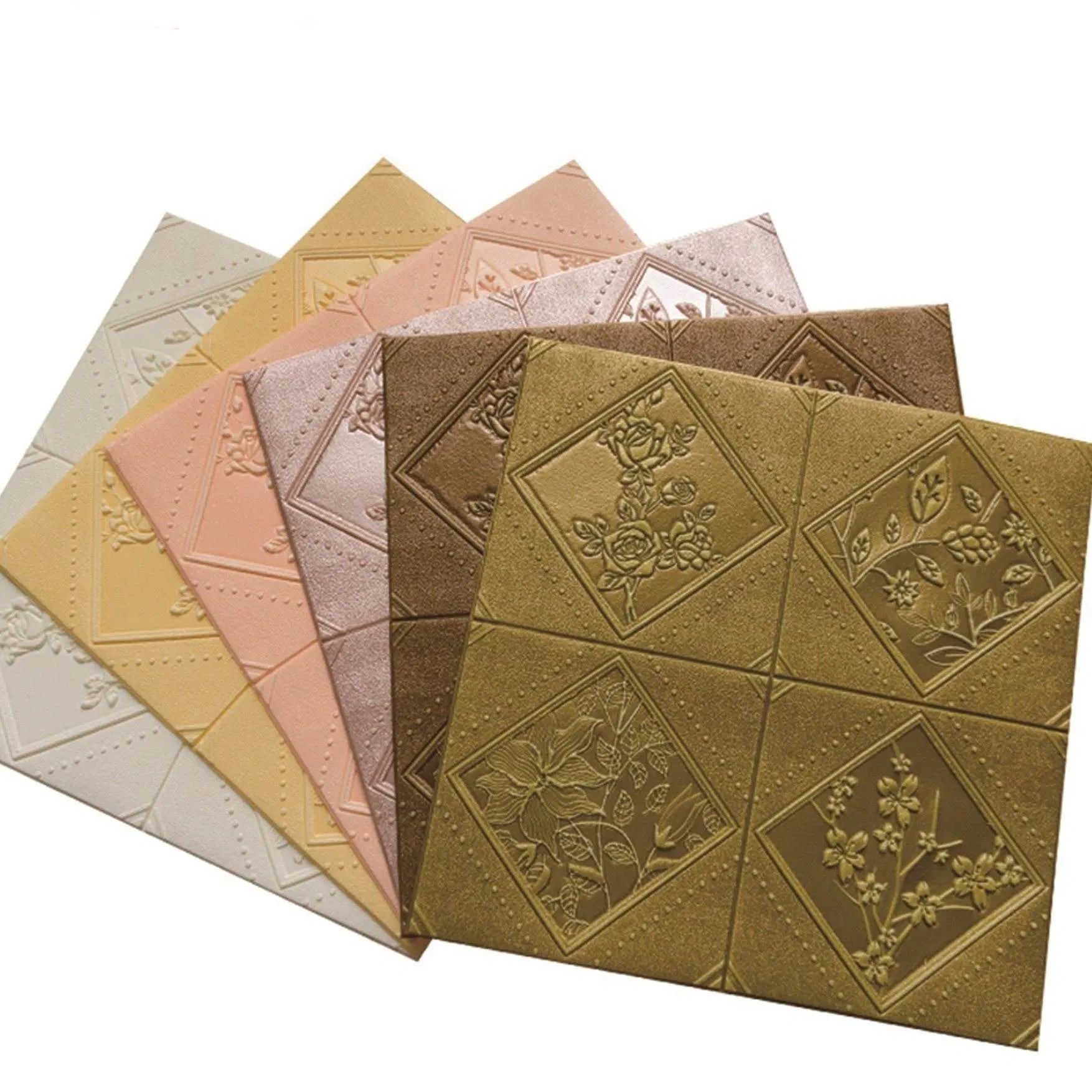 Waterproof 3D Self Adhesive Wallpaper PE Foam Brick Wall Sticker