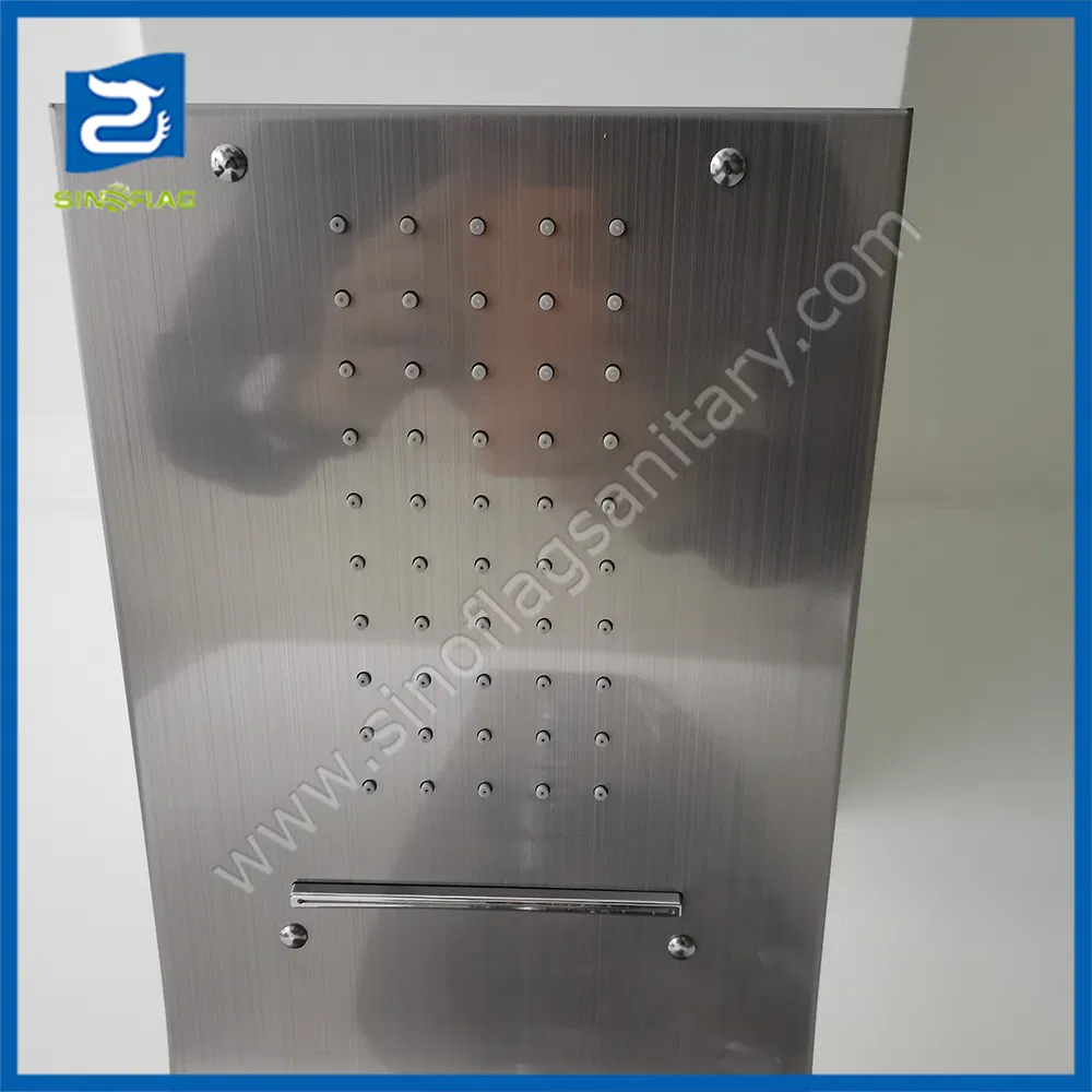 Indoor Bathroom Stainless Steel Massage Shower Column Shower Panel