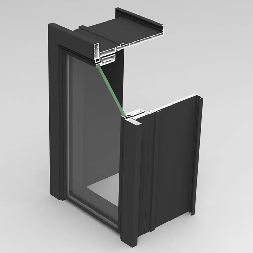 Modern Trackless Sliding Interior Door for Bedroom, Living Room & Kitchen - Light Luxury Style