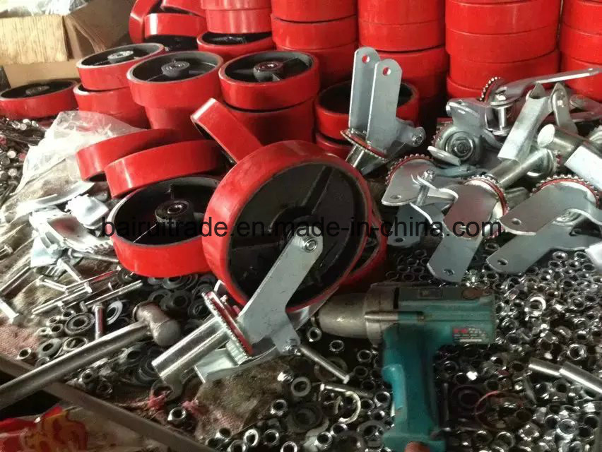 Trolley Wheel Solid Rubber Wheel Heavy Duty Caster for China