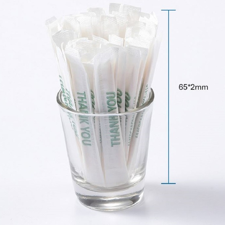 Natrul Paper Wrapped Mint Flavoured Wood Bambootoothpick Food Grade