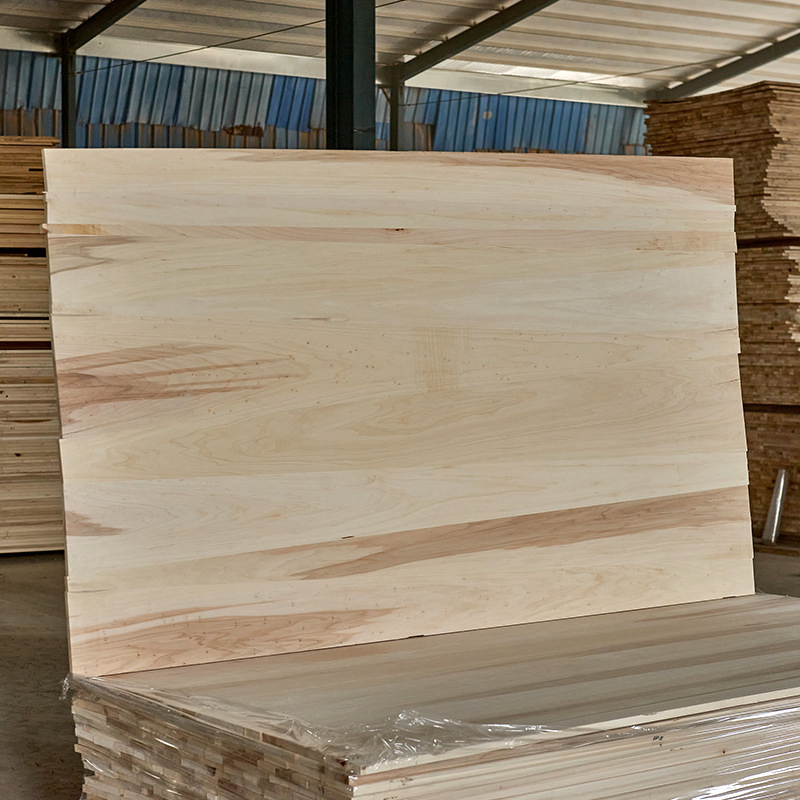 Customize Size Paulownia Poplar Pine Solid Wood Finger Joint Board