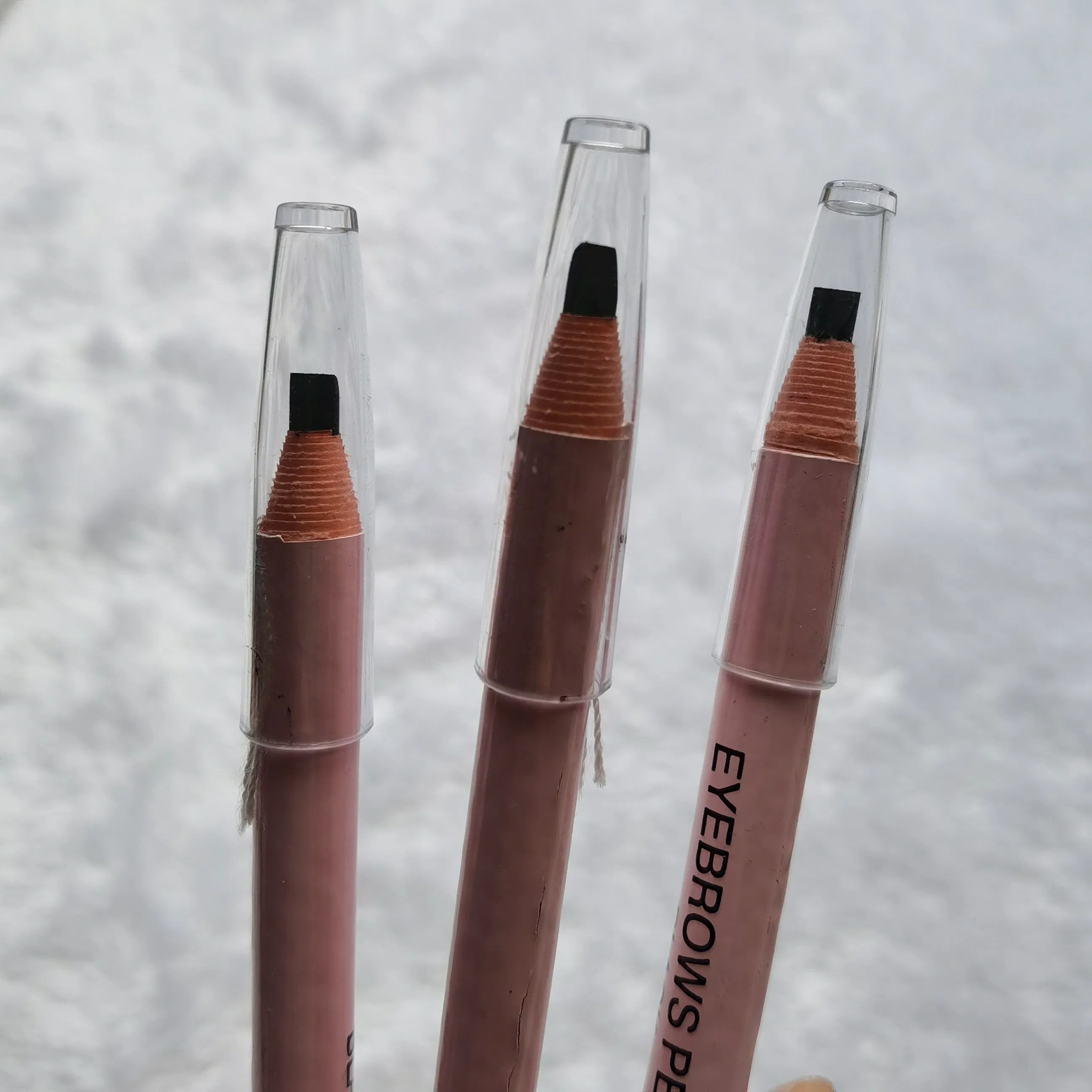 6 Colors Private Label Pink Pull Line Eyebrow Pencil Makeup Brow Pencil