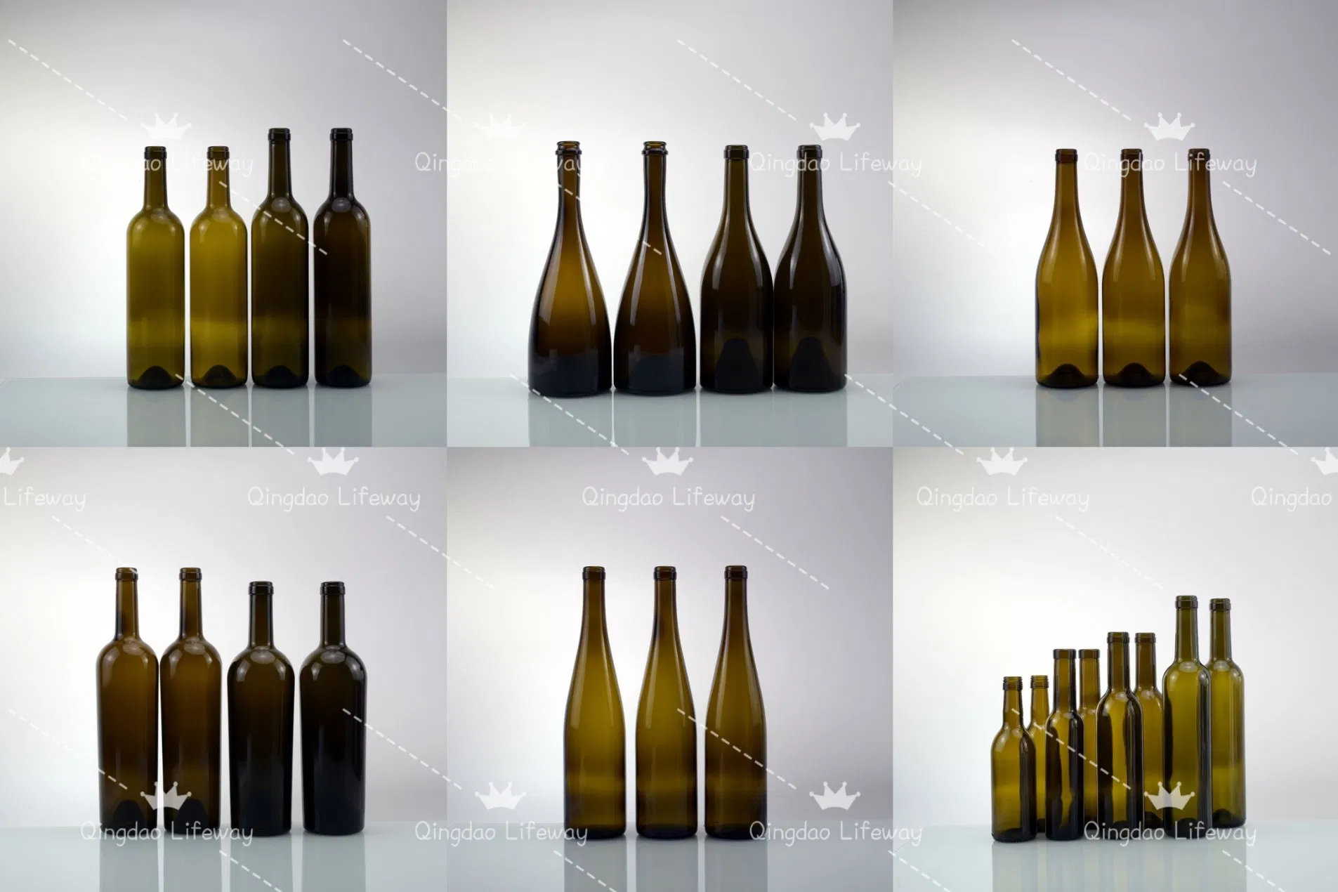 Wholesale 750ml Wine Bottle for Bordeaux with Excellect Quality