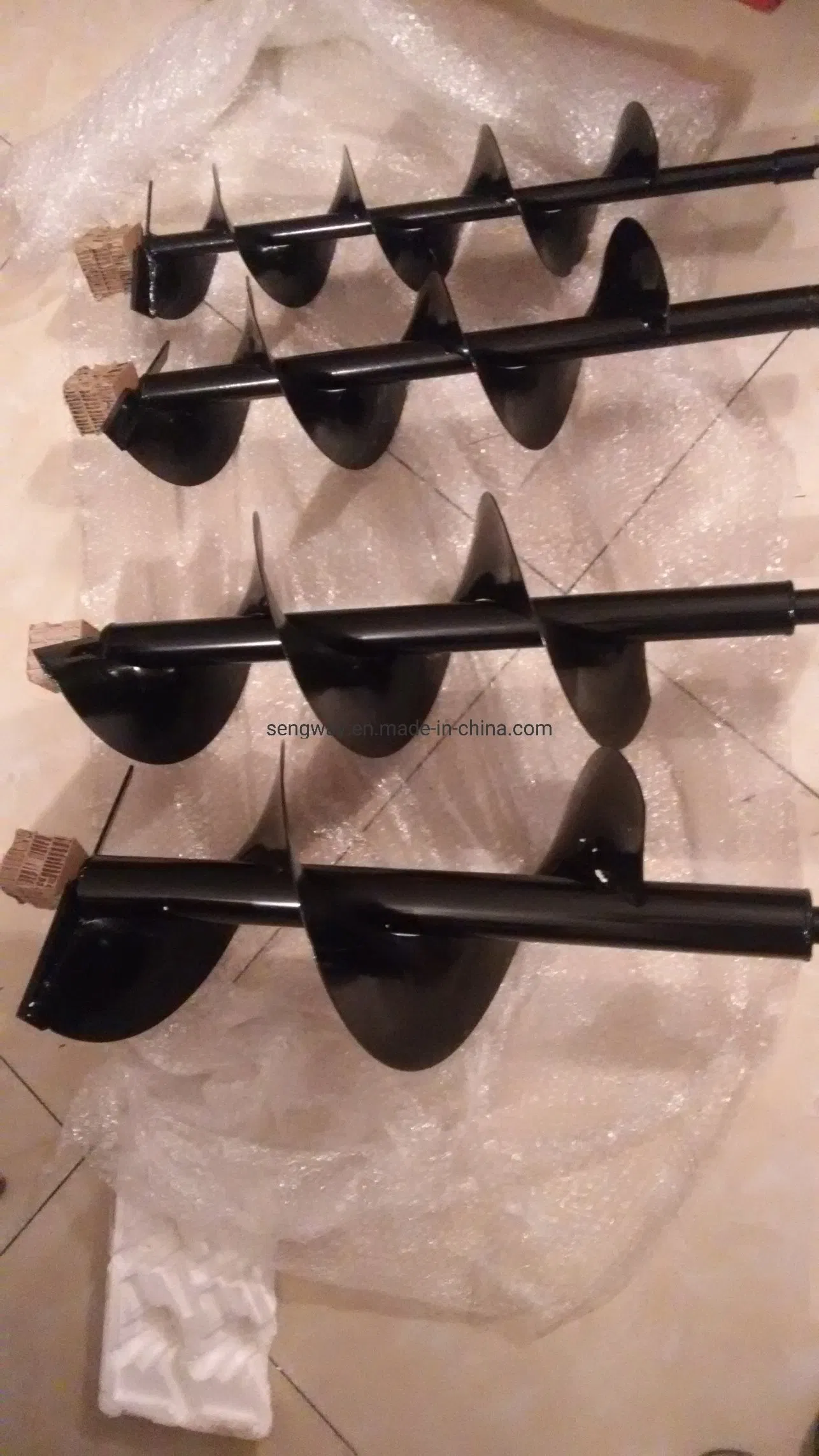 120mm Double Alloy Head Ground Drill Earth Auger Hole Digger Drill Bit for Gasoline