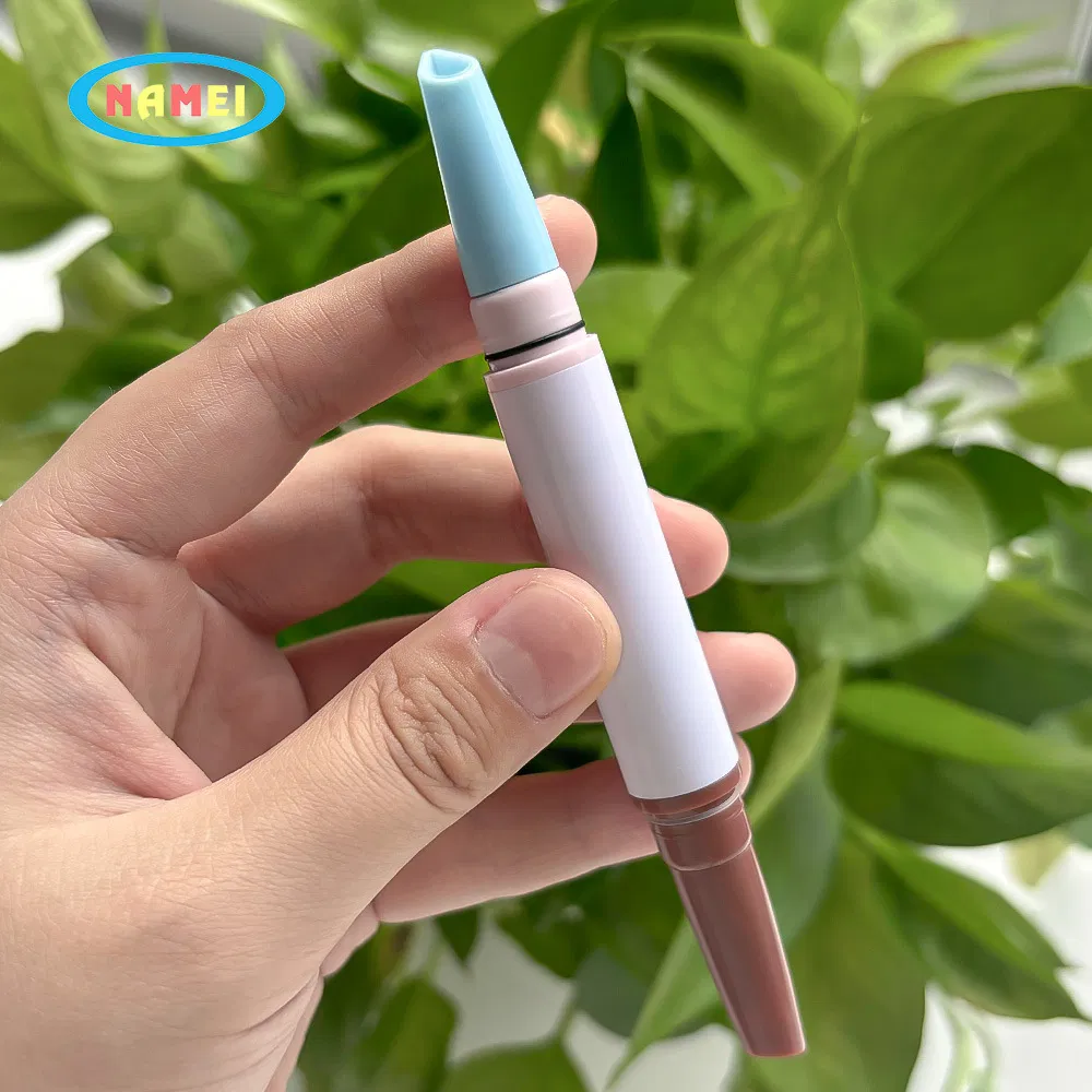 Changeable Nib Concealer High Gloss Double Head Lipstick Tube Eye Shadow Silkworm Laying Pen