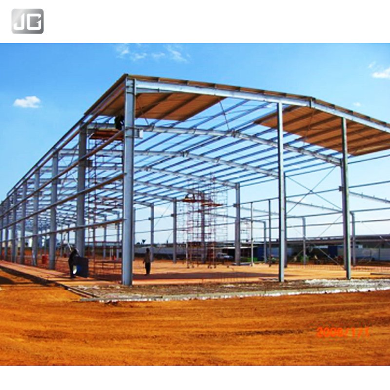 Prefabricated Steel Frame Structure Prefab Storage Garage Metal Buildings Construction Warehouse for Customized