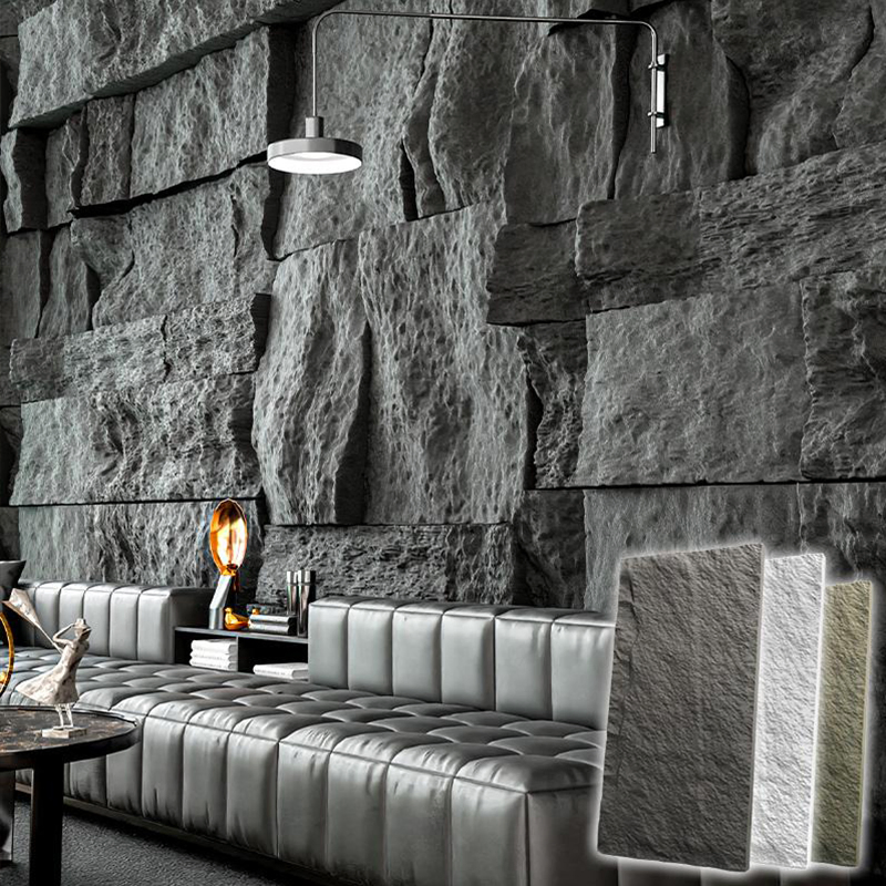 Hot Sales Exterior Artificial PU Stone Wall Panel Faux Stone Wall Panel