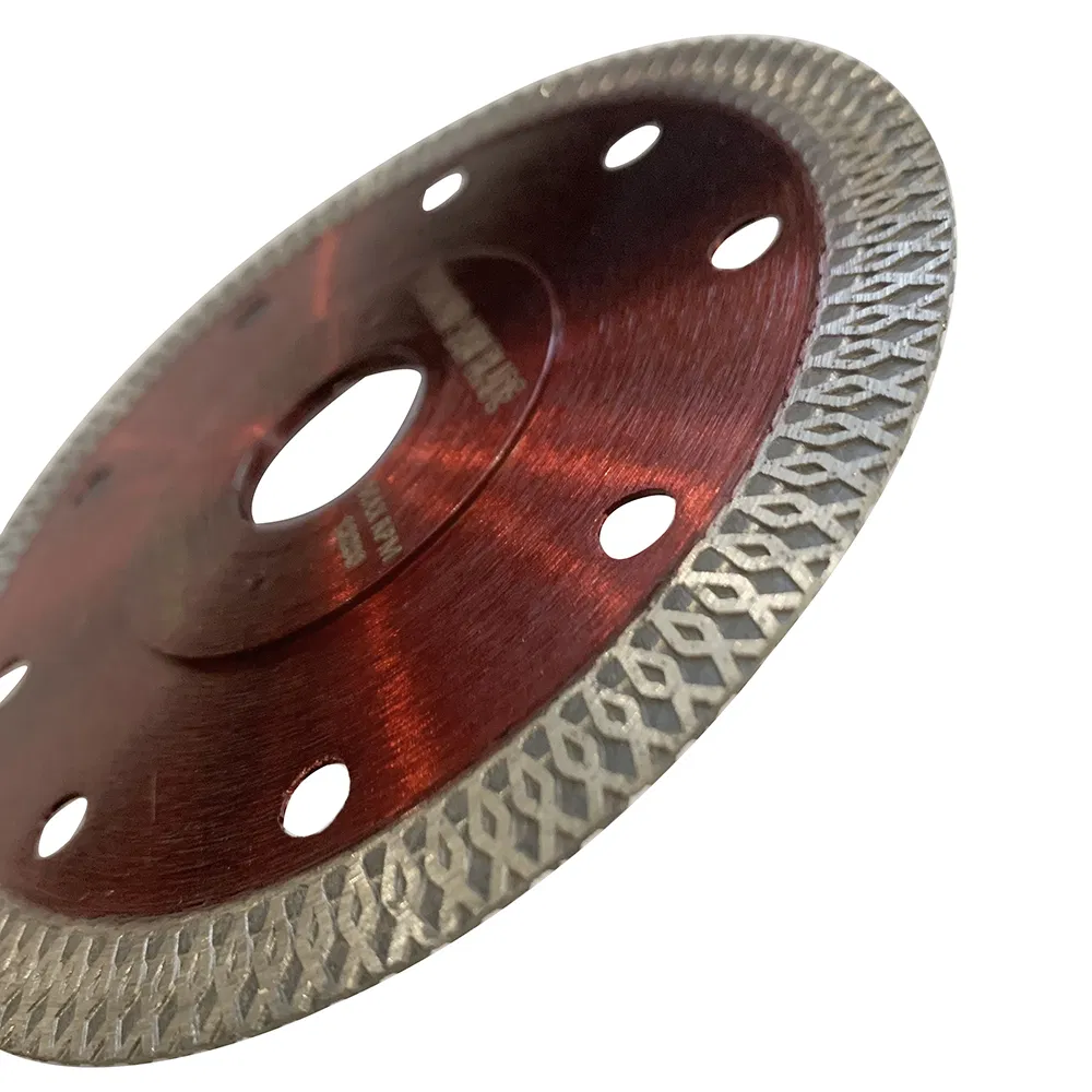 Hot Sale 105/110/115/125mm Ultra Thin Turbo Diamond Saw Blade for Tile Porcelain Ceramic Cutting