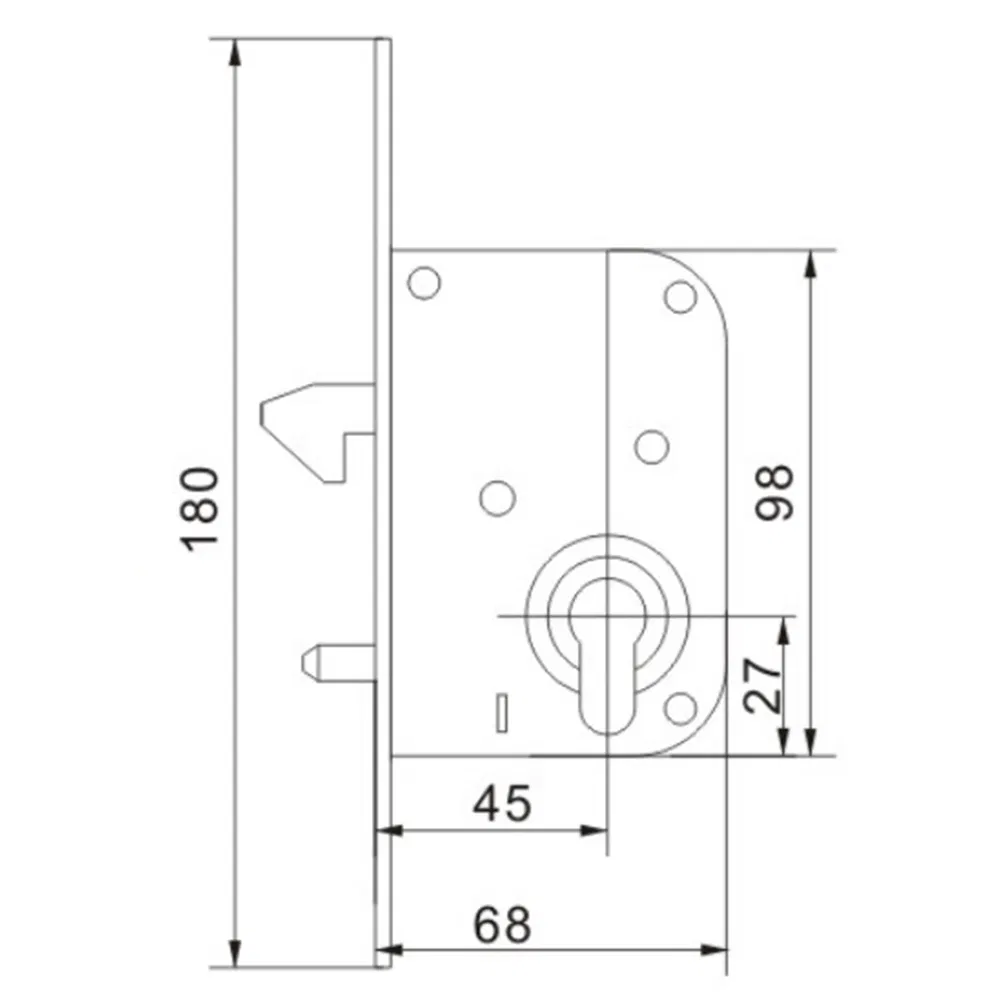 Lever Locks, Commercial-Grade Cylinder Lock,