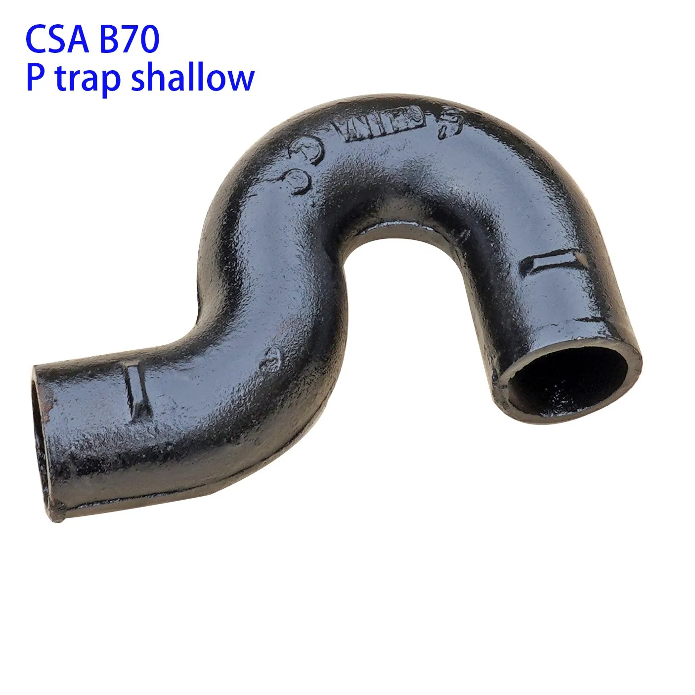 CAST IRON SOIL PIPE FITTING CSA B70 P TRAP