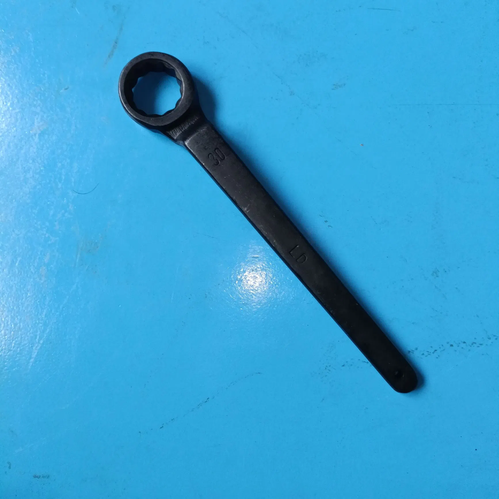 Alloy Steel Single End Box End Wrench - Shock Resistant for Industrial Use
