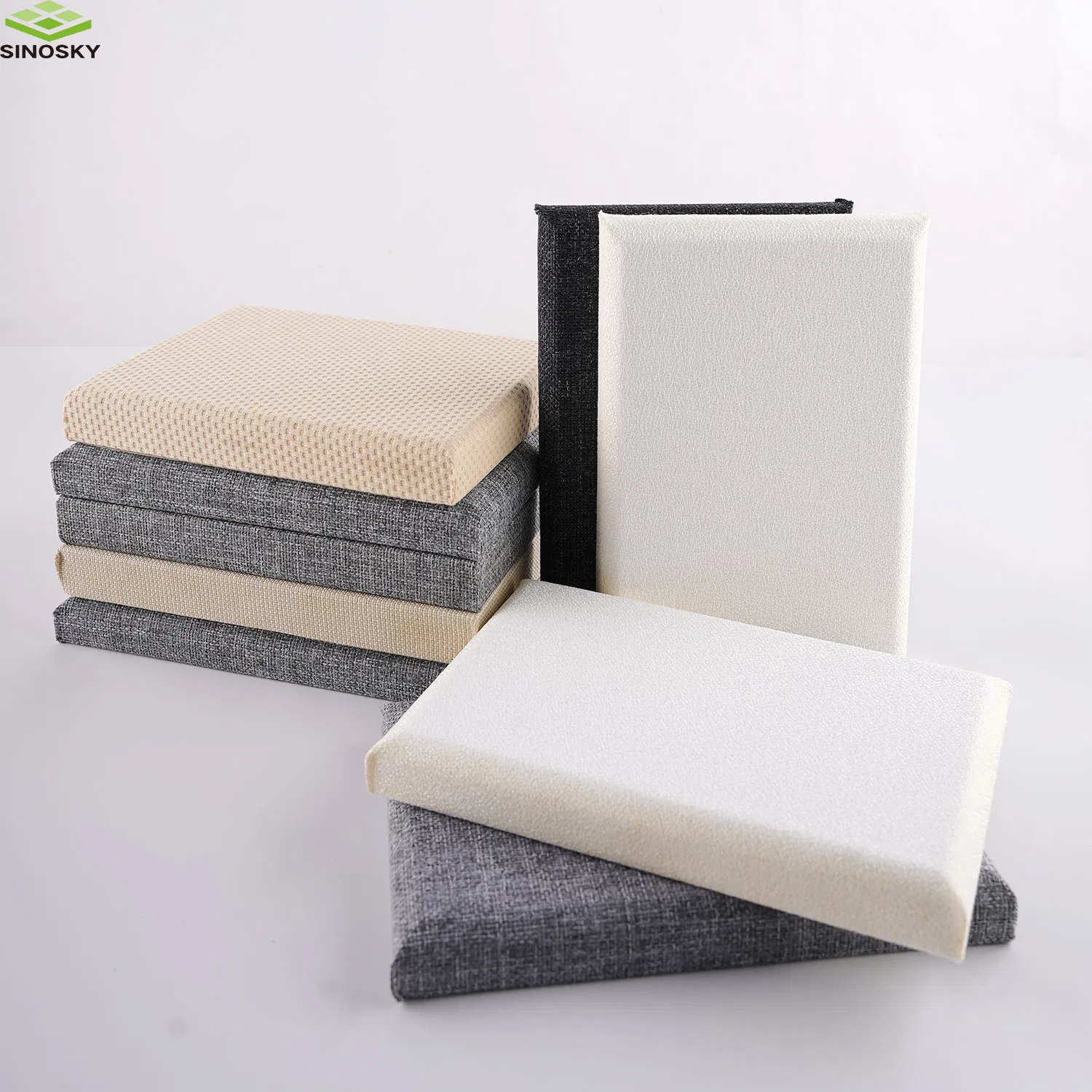 Hot Sale Acoustical Sound Absorption Fiberglass Wall Panel for Buliding Decorative Material