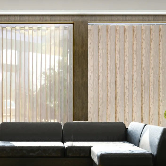 New Arrival Ds Fabric Hanas Blinds and Dream Curtain Fabric Vertical Blind