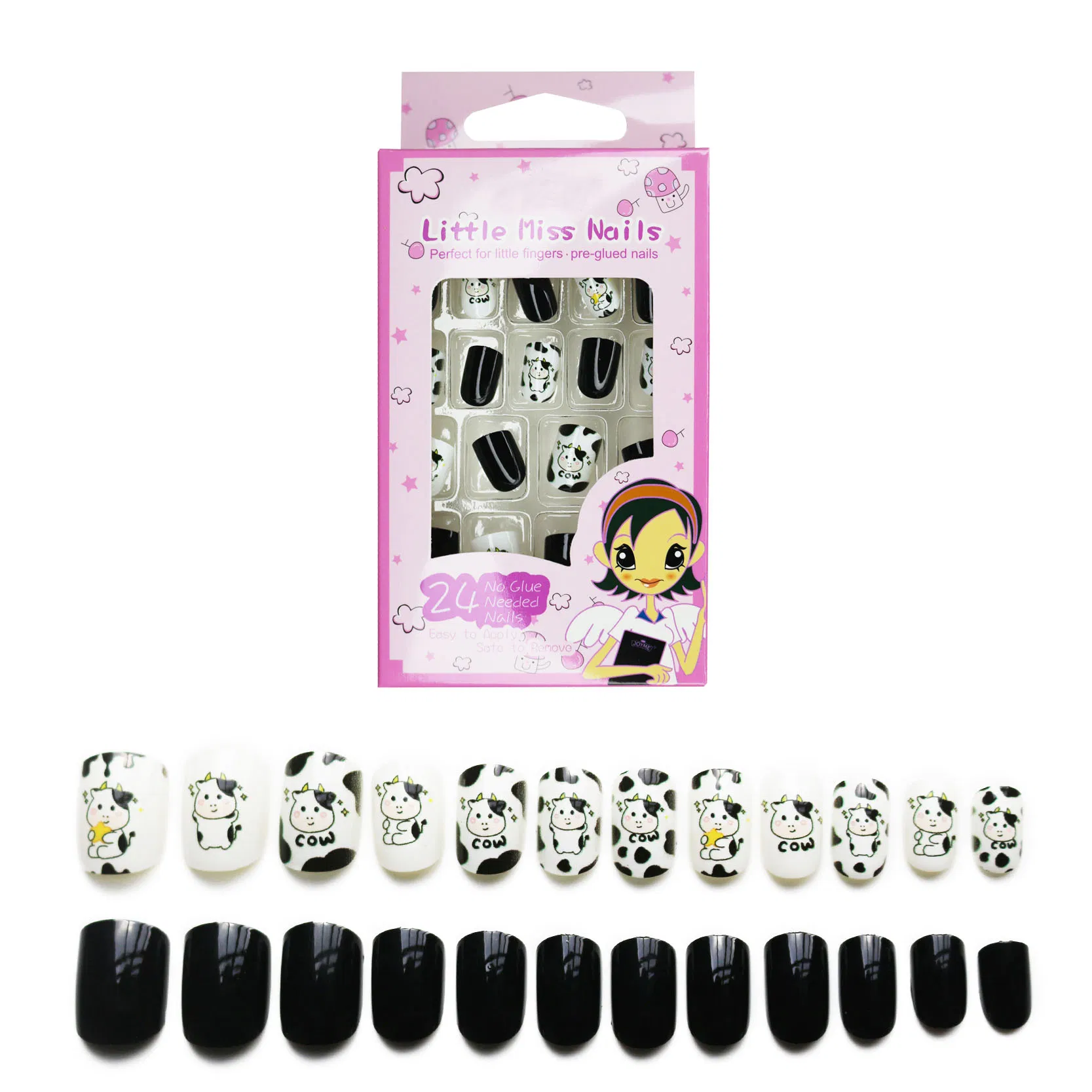 Cheap Nail Wraps for Kids, Non-Toxic Gel Nail Stickers for Kids, Self-Adhesive, Nail Art for Girls