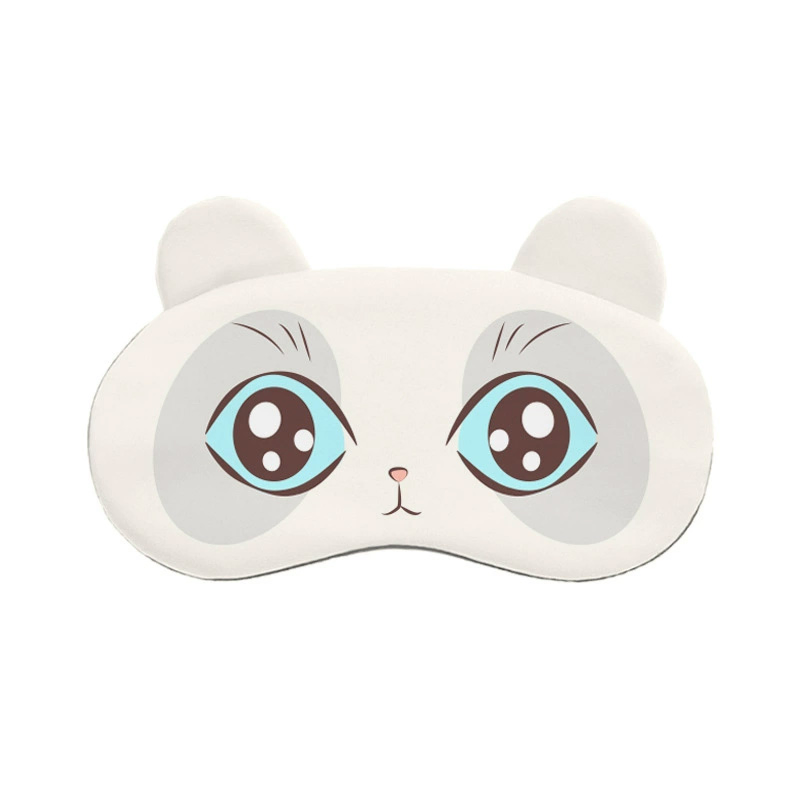 Cute-Pattern Travel Sleep Mask – Portable, Blackout, Hot/Cold Therapy, Breathable & Soft