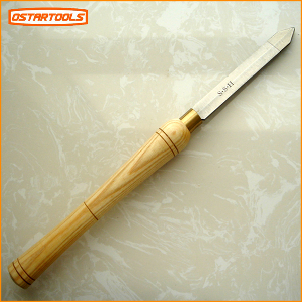 Oval Skew Wood Carving Chisel Wood Turning Tool Set Used for Machine (3/4"*160)