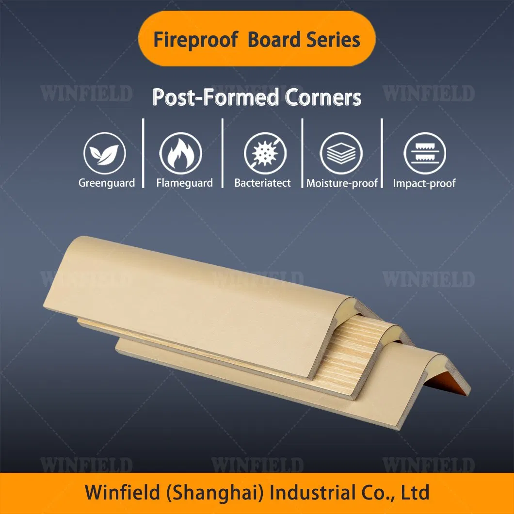 Wall Corner HPL Laminate Wall Cladding Trim Interior Wall Panel for Prefabricated House