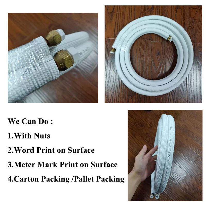 European Standard Insulation Copper Pipe for Air Conditioner