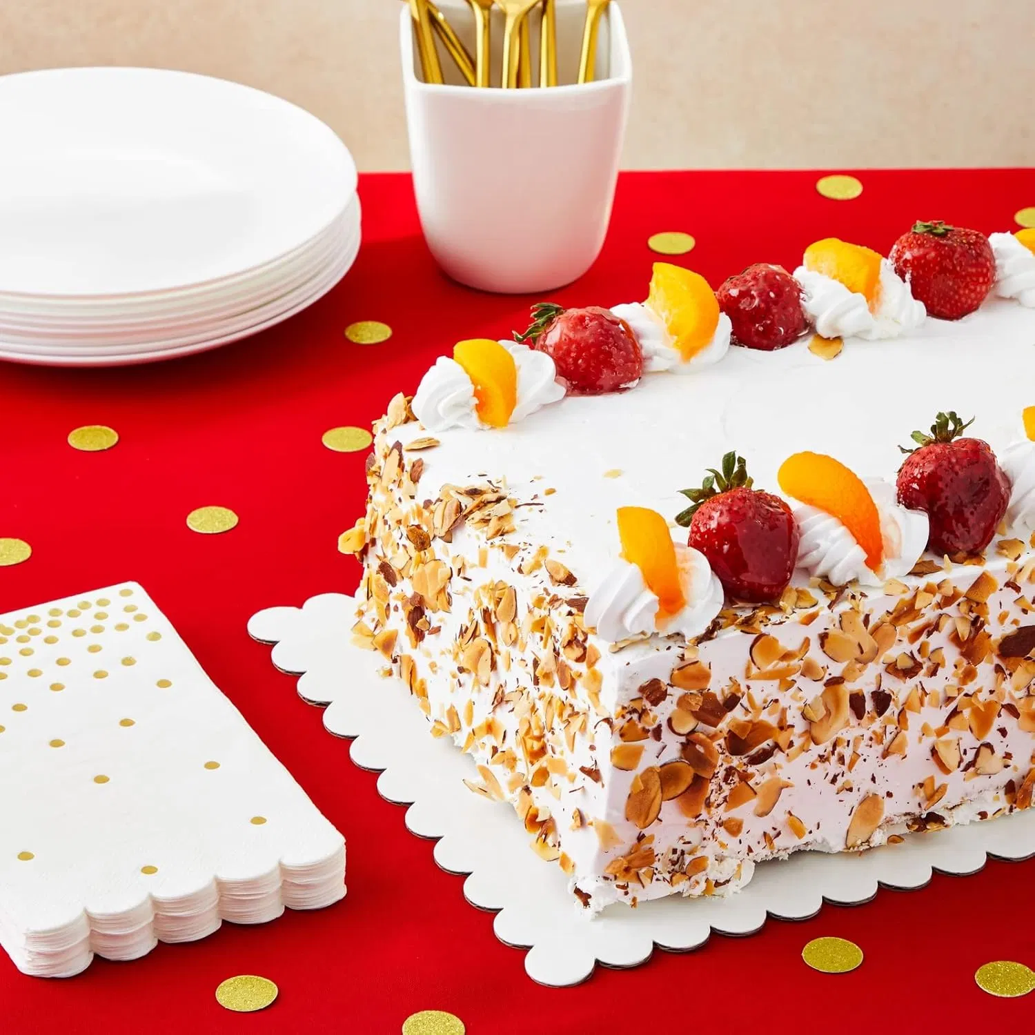 14X10 Cakes Boards Rectangle White, Quarter Sheet Cake Board