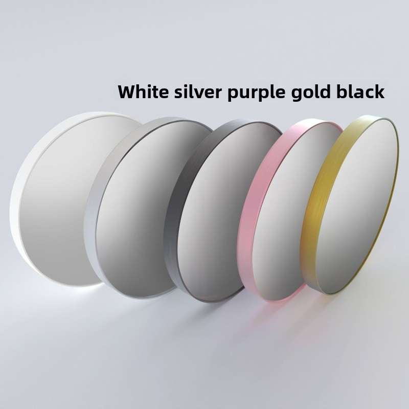 Punch-Free Round Bathroom Mirror for Easy Wall Mounting