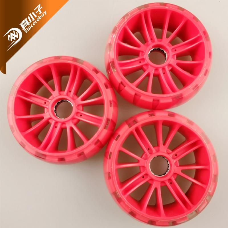 PU Flashing Wheel 115*50mm 83A-85A for Scooter