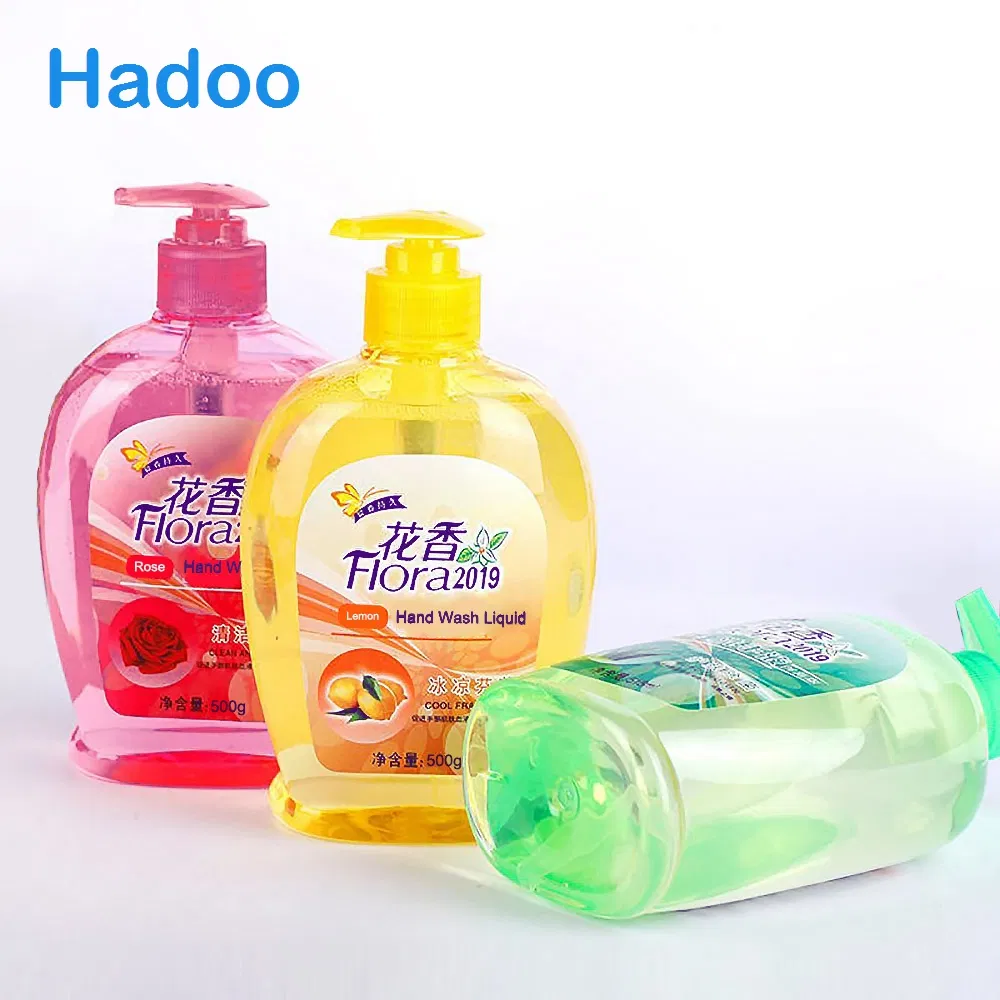 17oz Green Pink Liquid Hot Sale Scent Hand Wash Liquid Soap OEM