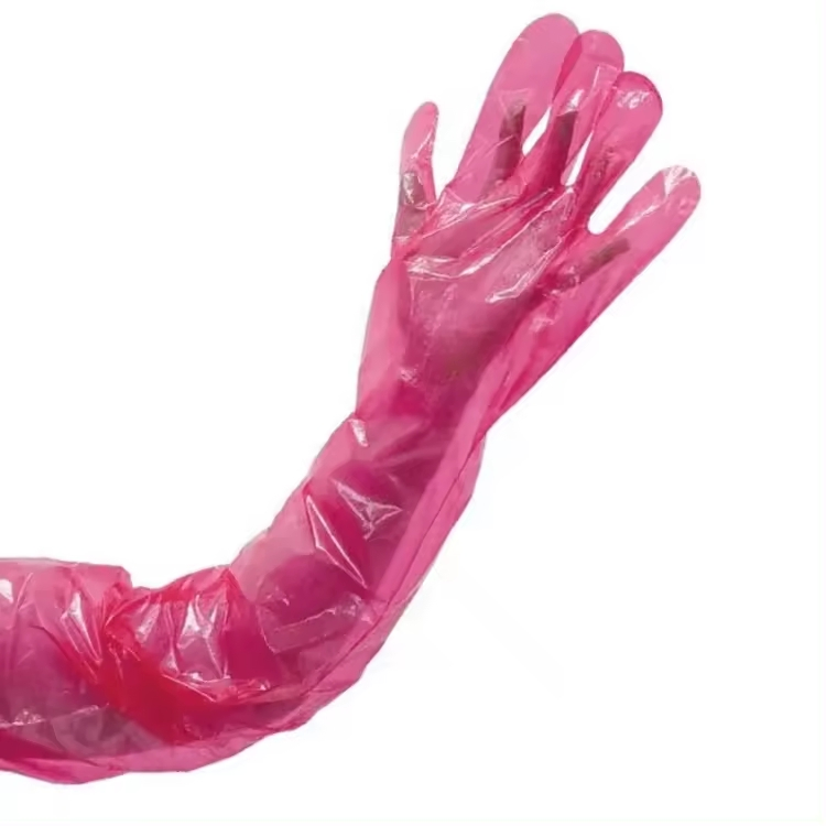 120cm Long Veterinaryartificial Insemination Gloves of Shoulder Length