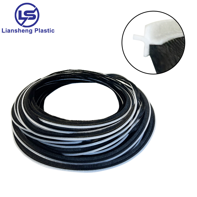 Normal Pile X Bottom Weather Strip Rigid Bottom Brush Seal Strip Factory