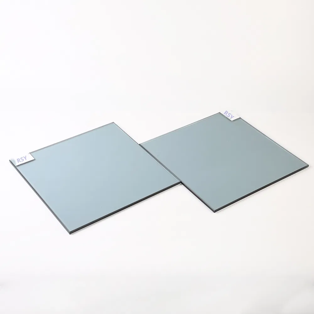 Crystal Grey Tempered Glass with Factory Price