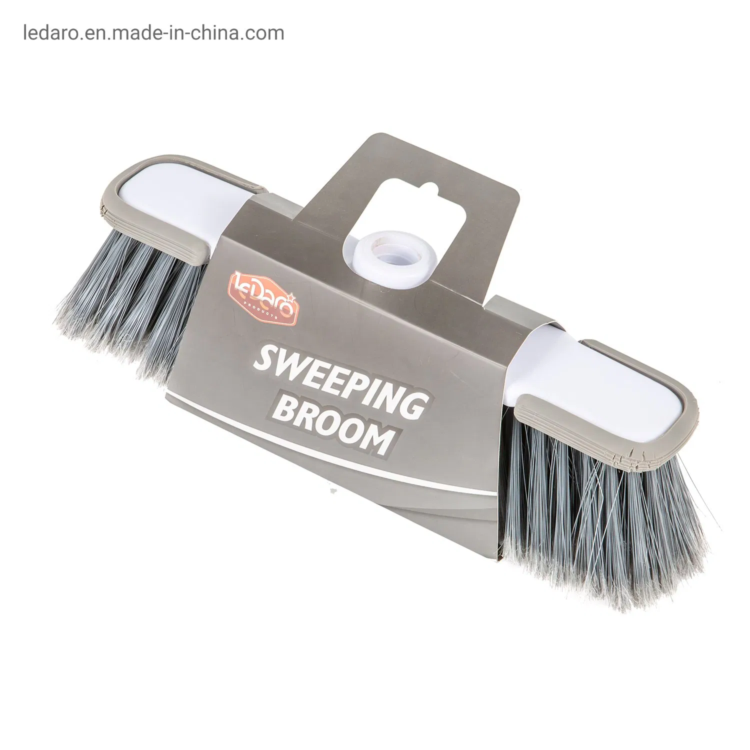 Homeware Sweeping Broom with Standing Upright Durable Long Steel Handle for Kitchen Home Office Cleaning