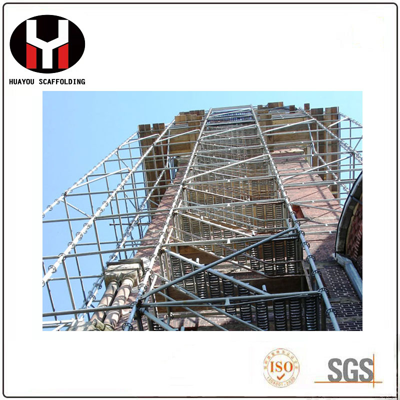 Galvanized Steel Scaffolding Stairs Access Staircase with Hook for Ringlock Scaffold System