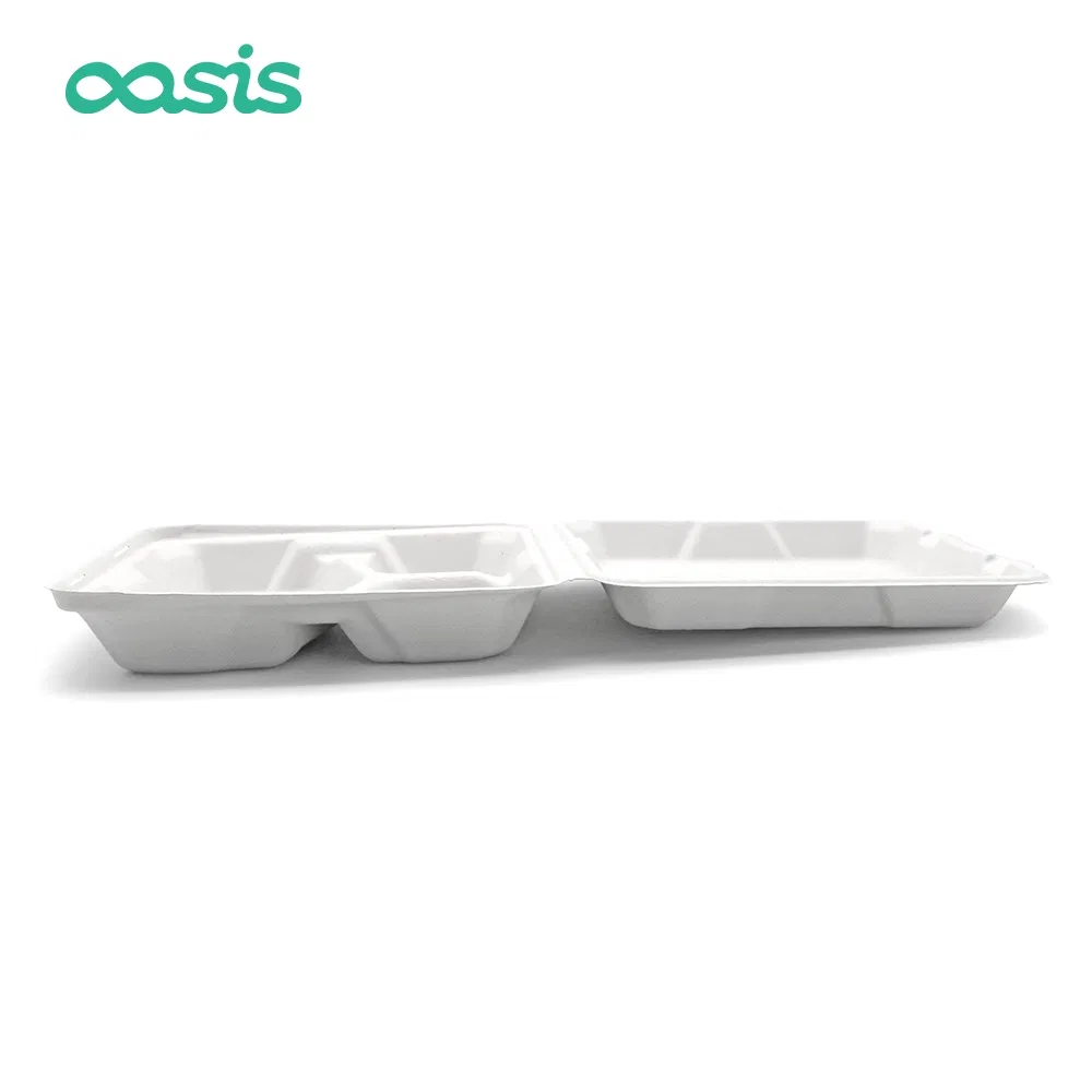 Биоразлагаемый контейнер для еды из сахарного тростника