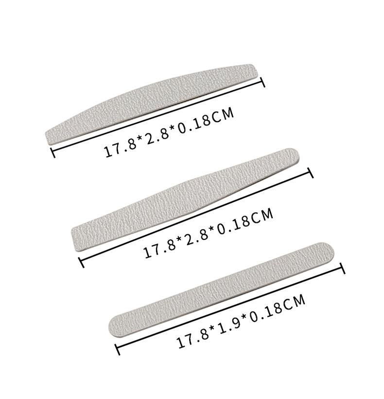 High Quality Professional Manicure Nail Tools Customized Double Ways Jumbo Zebra Nail File