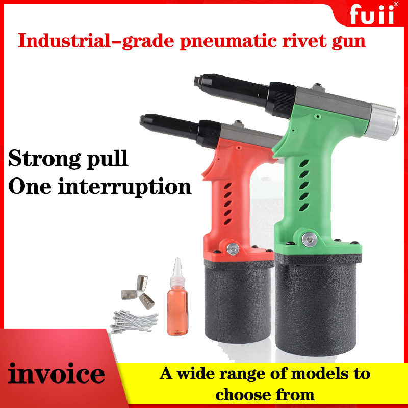 Extended Rod Self-Priming High Quality Three Jaw Clip Fa-S70L Pneumatic Riveting Gun