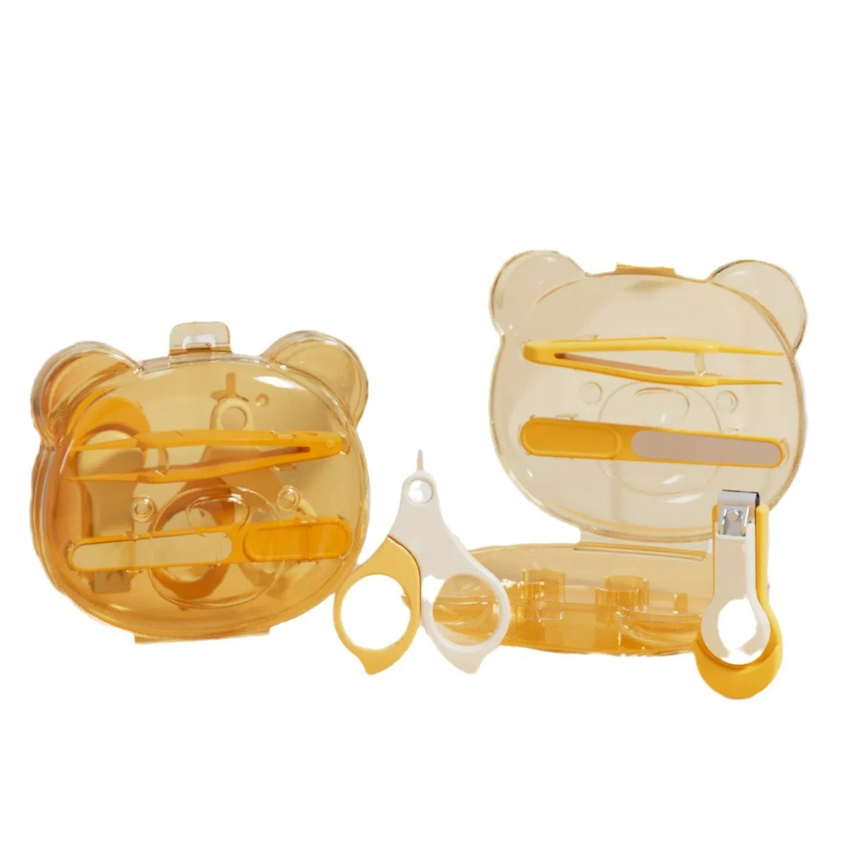 Latest Baby Nail Clippers Travel Baby Care Set Portable Newborn Nail Scissors Sharpeners Tweezers