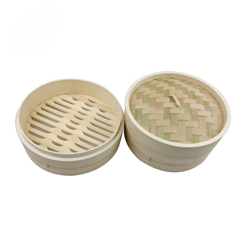 Бамбуковая пароварка 4-х уровневая, 10 дюймов