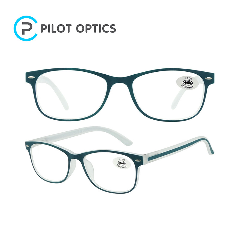 Pilot Optics Fashion Design Cheap Price Square Designer Men Whole Sale Reading Glasses