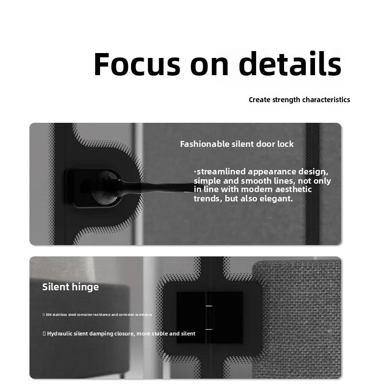 Premium Soundproof Office Pod Slience Booth for Enhanced Focus and Privacy