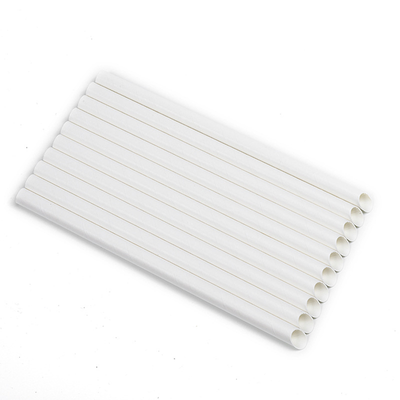 Wholesale Individual Paper Wrapped Straw Plastic Drinking Straw