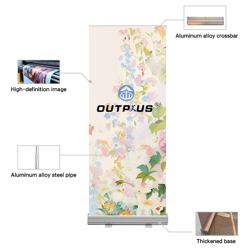 Roll up Banner Personalised Outdoor Advertising Retractable Banner Custom Banner with Stand