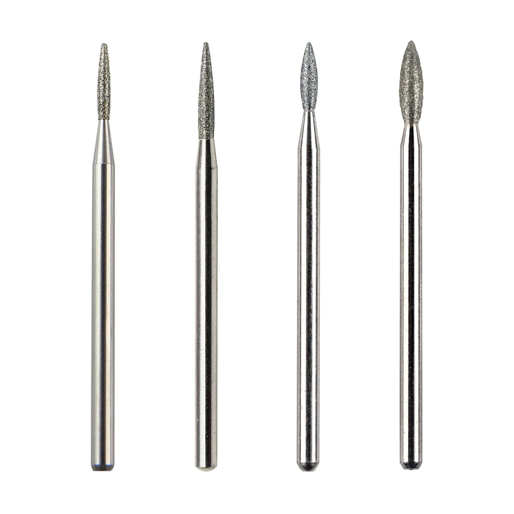 Germany Style Quality Cuticle Clean Flame Shape Diamond Nail Drill Bit