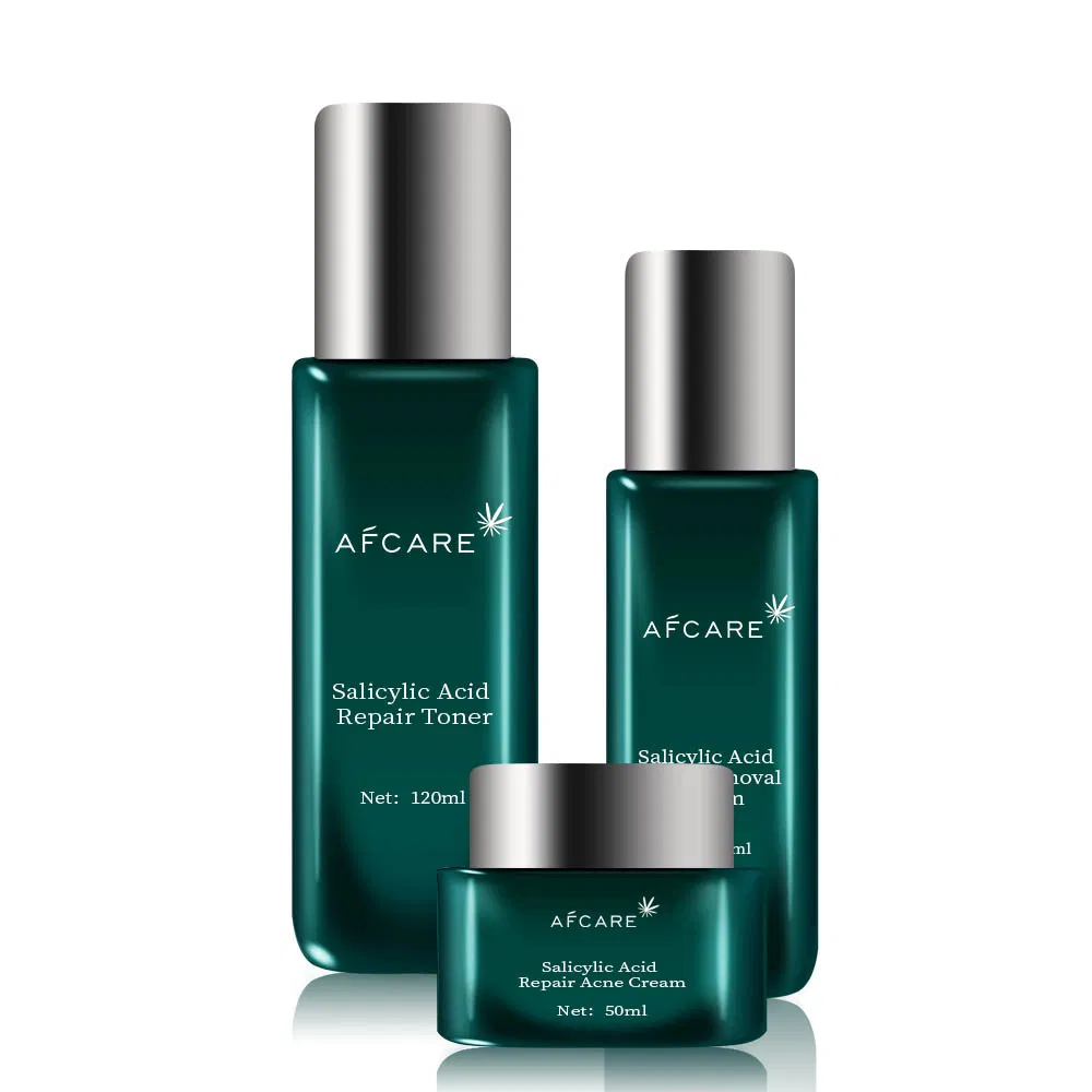 Face Wash Moisturizer Face Scrub Salicylic Acid Acne Cream Skin Care Set