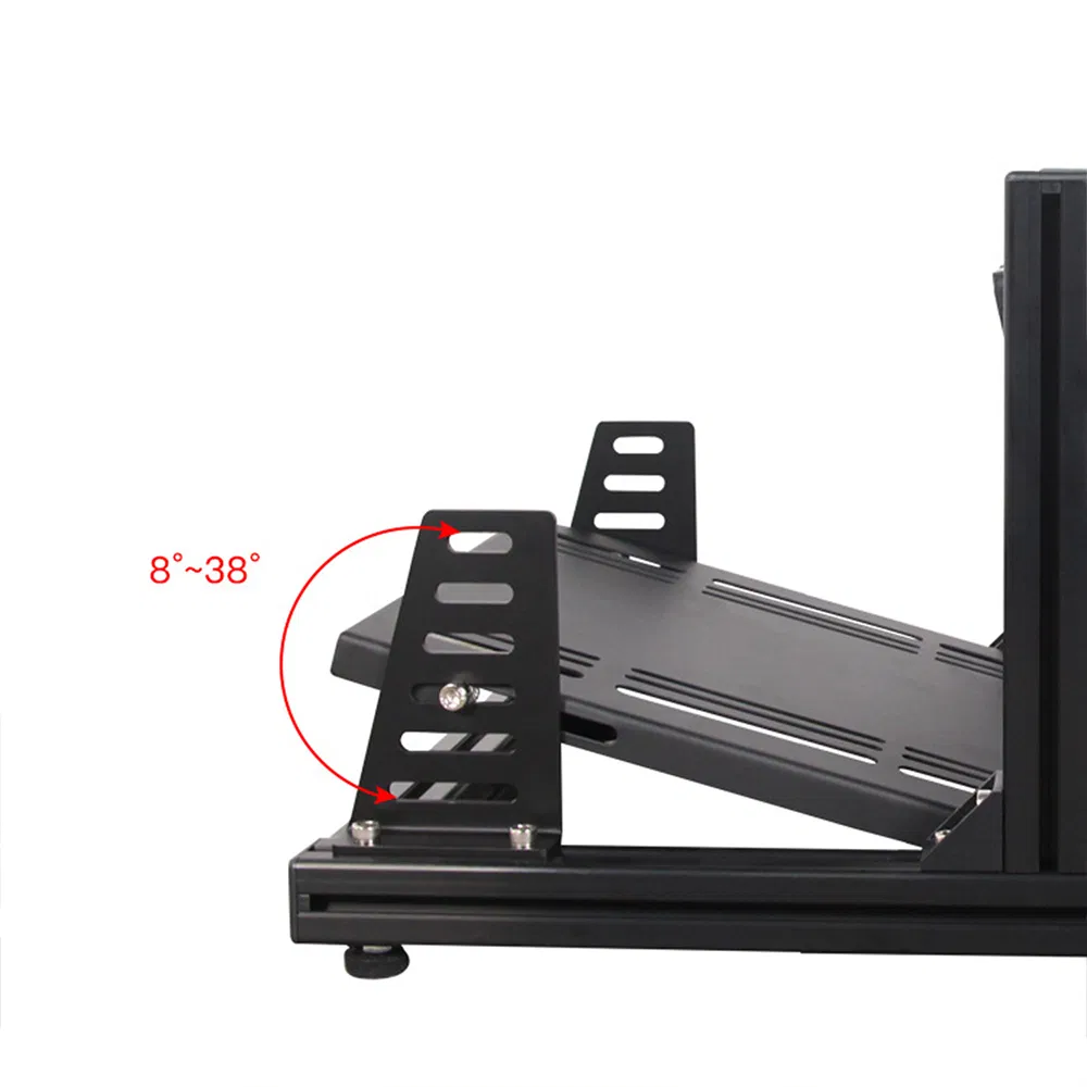 Factory Custom Aluminum Racing Seat Simulation Machine Kart Simulator Steering Wheel Bracket Stand