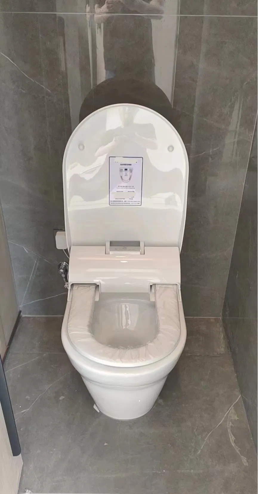 Va-09ah Toilet Seat with Auto Sanitary Film, Public Toilet Seat with Warm and Auto Sanitary Film